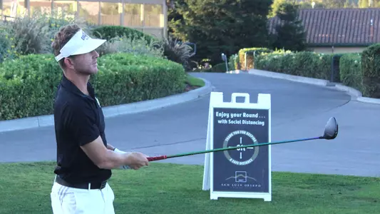 Will Draper follows his drive.