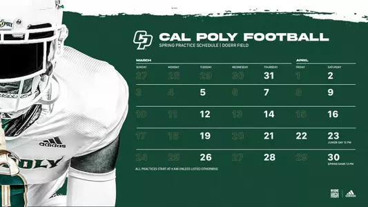 2022 Spring Football Camp Schedule