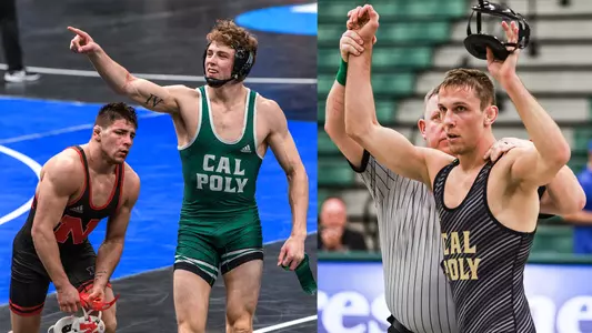 Cal Poly's returning All-Americans -- Bernie Truax and Evan Wick.