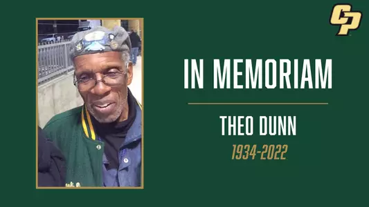 Theo Dunn obituary slide.