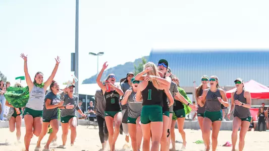 Beach Volleyball Celebration Big West Tournament