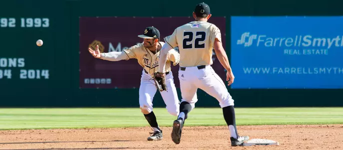 Nick Marinconz and Brooks Lee cover second base.