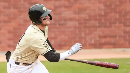 Tate Samuelson hits for Cal Poly.
