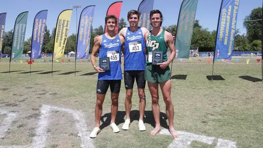 Anthony Guerra, steeplechase, podium, 2022 Big West Championships, Bill Payne