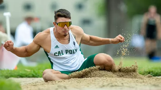 Dylan Bouzigues, long jump, decathlon, Big West Championships, Bill Payne