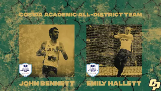 CoSIDA Academic All-District Team graphic, track
