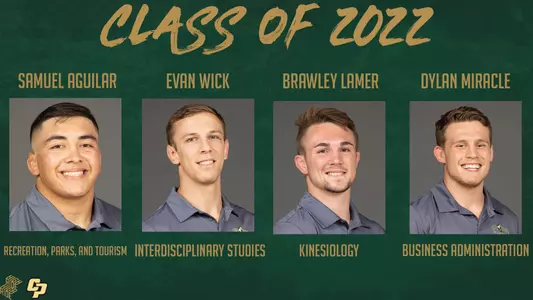 Cal Poly wrestling class of 2022.