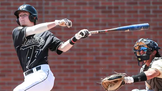 Ryan Stafford connects on a swing vs. UC Davis.