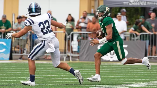 Jaden Jones scampers for yardage.