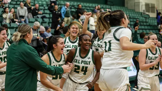 Cal Poly WBB Celebration vs UC Riverside