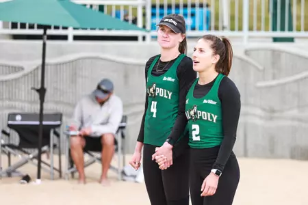 Cal Poly Beach Volleyball hosted Florida State in the Center of Effort Challenge. 4/14/22