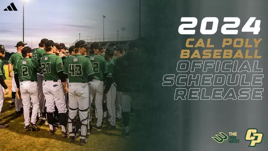 2024 Baseball Schedule Release Graphic