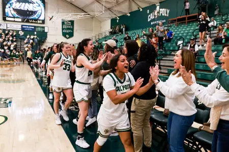 Cal Poly WBB Postgame Celebration