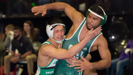 Dom Demas earned three wins in five matches at the NCAAs.