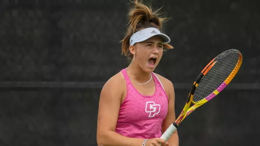 Alexandra Ozerets screaming, BYU, 03-18-23