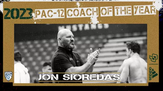 Jon Sioredas was named Pac-12 Coach of the Year.