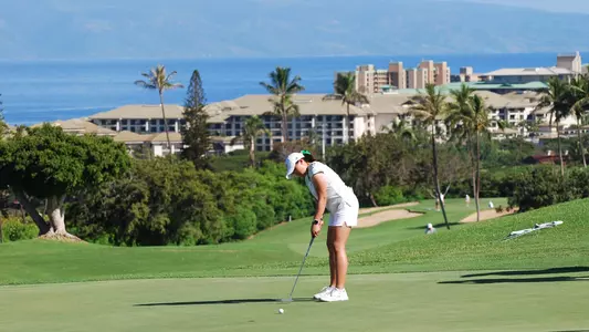 Vanessa Wang on the Ka'anapali Golf Course.