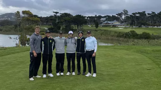 Cal Poly men's golf team at Harding Park.