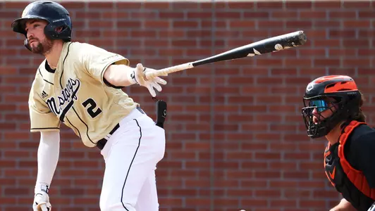 Aaron Casillas hits for Cal Poly.