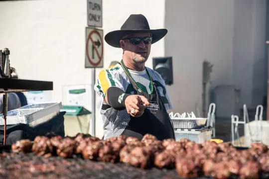 Cal Poly played UC Davis for the Battle for the Golden Horseshoe in San Luis Obispo, CA. Photo by Owen Main. 10/20/18