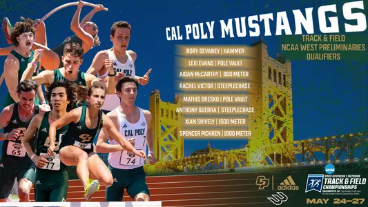 2023 NCAA West Preliminaries Graphic