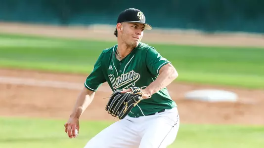 Freddy Rodriguez pitches against Fresno State.