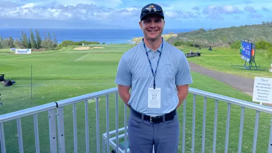 Bryan Pierce at Kapalua Golf's Plantation Course.