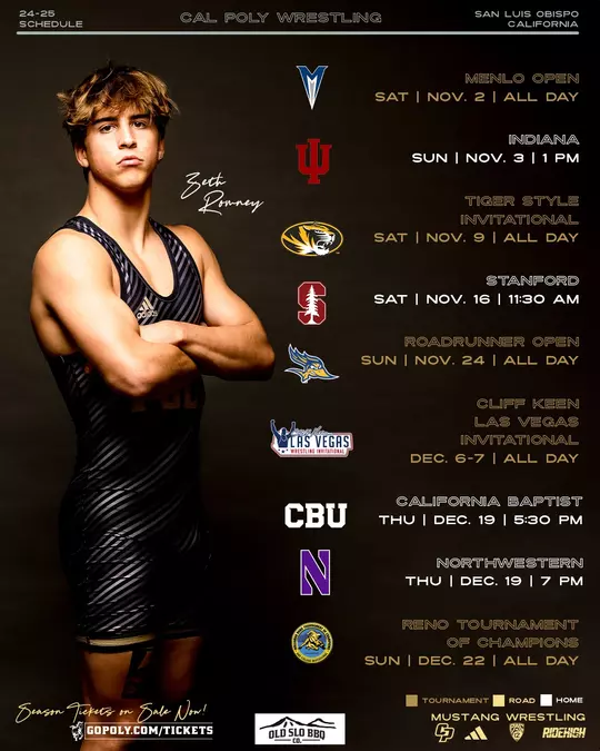 Wrestling Schedule Part 1