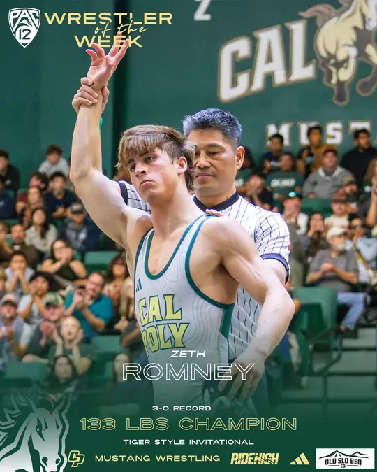 Zeth Romney Pac-12 Wrestler of the Week Award, 111224