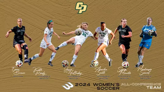 Women's Soccer All-Conference Team Graphic