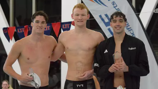 Drew Huston, MPSF Championships podium, 022324