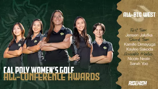Women's Golf All Conference Graphic 2024