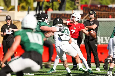 Sam Huard Spring Practice 2024