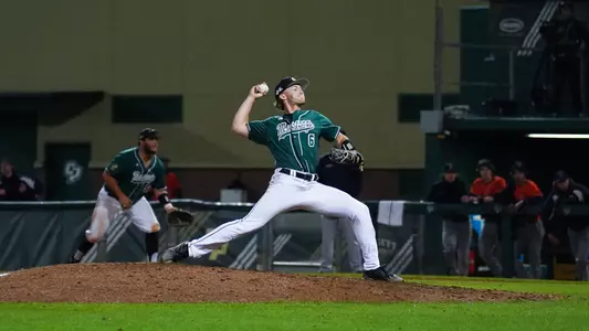 Sagouspe Pitching Against Fullerton