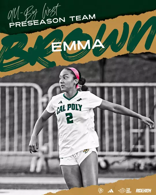 Emma Brown All-Big West Preseason Graphic