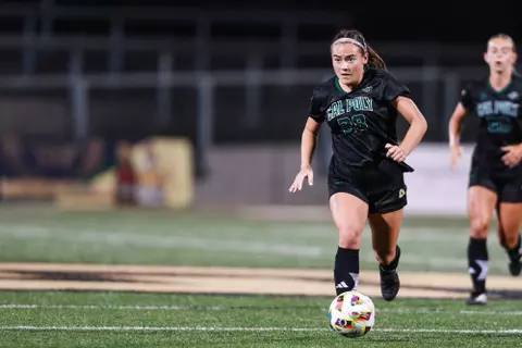 Cal Poly Women’s Soccer hosted Portland.
Photo by Owen Main 8/15/24