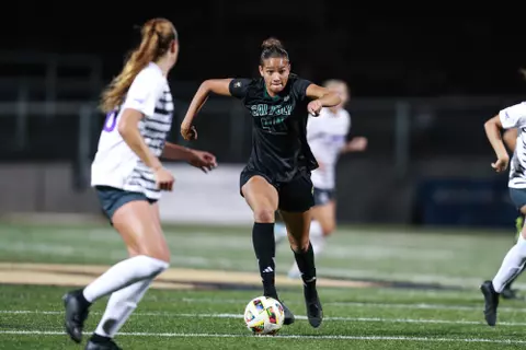 Cal Poly Women’s Soccer hosted Portland.
Photo by Owen Main 8/15/24