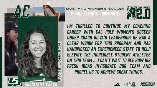 Paige Johnson Coaching Announcement Graphic