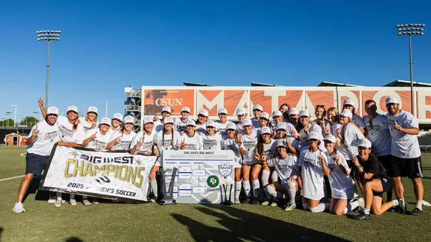 Big West Women's Soccer Championship Team Shot