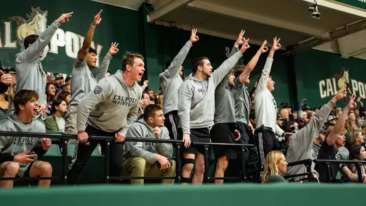 Cal Poly Wrestling Crowd, Oregon State, 020725
