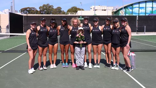 Women's Tennis Team with Brooke, Santa Clara, 031525