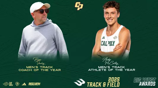 2025 Big West Track Yearly Awards Web Graphic