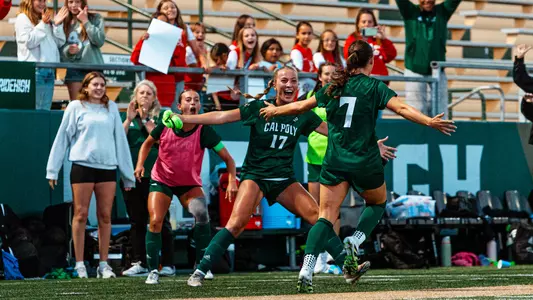 Bailey Bracha goal celebration, 081825, BYU