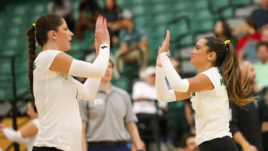 Fredrick and Haberfield Celebrate vs CSUN