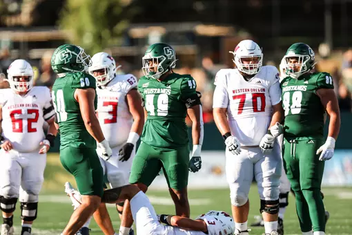 Ethan Rodriguez celebration vs WOU 2024
