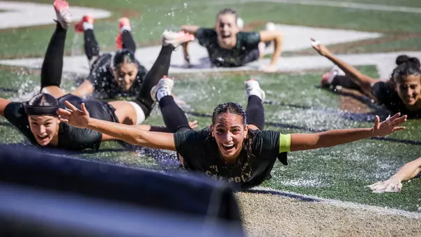 Annika Smith, goal celebration, UCSB, 102126
