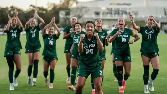 Miah Thomas Goal Celebration, UC San Diego, 100326
