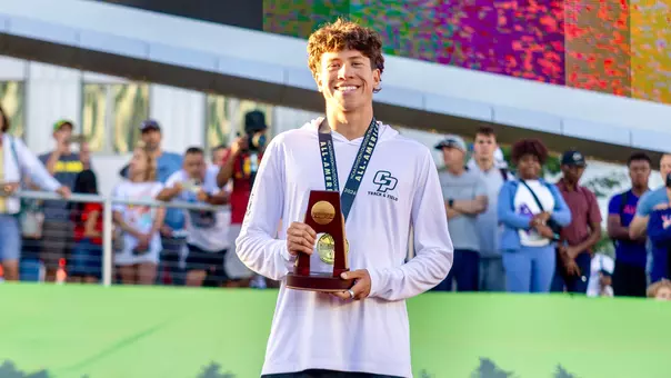 Chris Caudillo podium, NCAA Championships, 061226