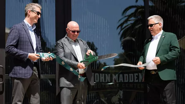 John Madden Football Center Ribbon Cutting, Public Ceremony, 060626