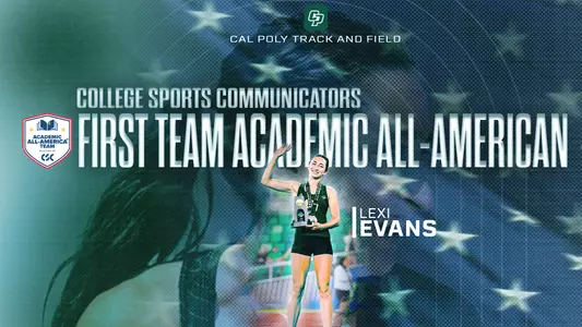 Lexi Evans Academic All-American Web Graphic